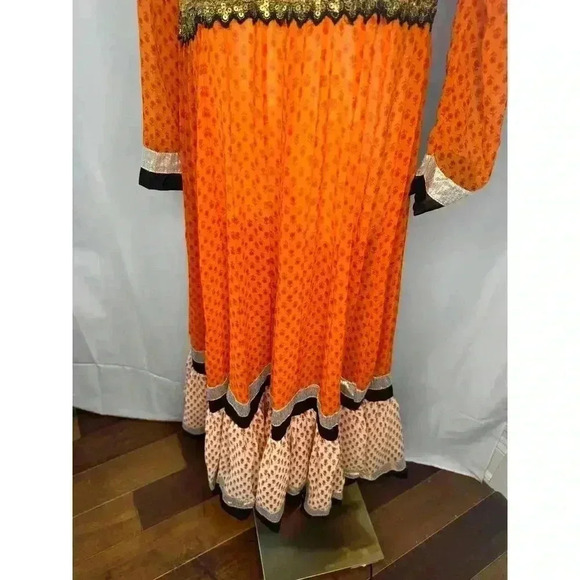 Vintage floor length semi stitched boho dress - Picture 5 of 9